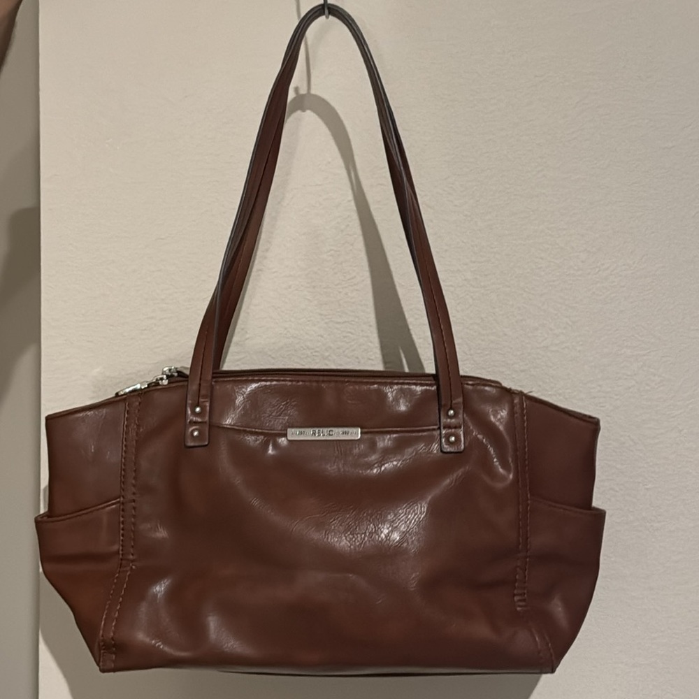 Beautiful Brown Relic Purse Shoulder Bag -Faux Leather